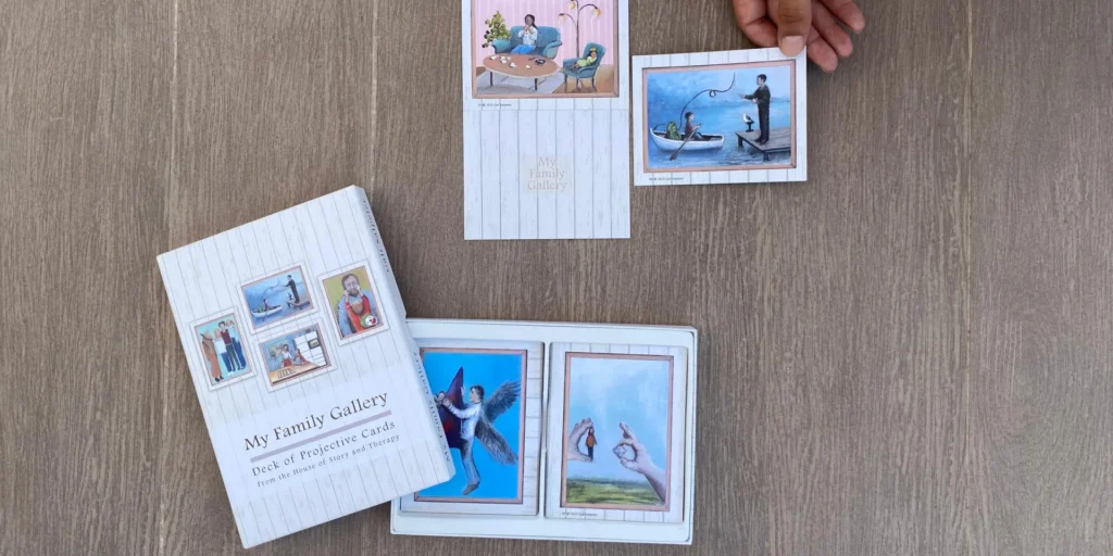 Set de Cartas proyectivas mi familia